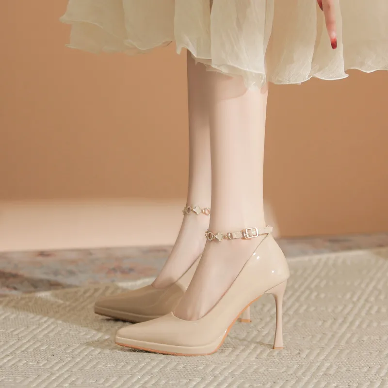 Varib Slim Heel High Heels 8/10cm Women's-11