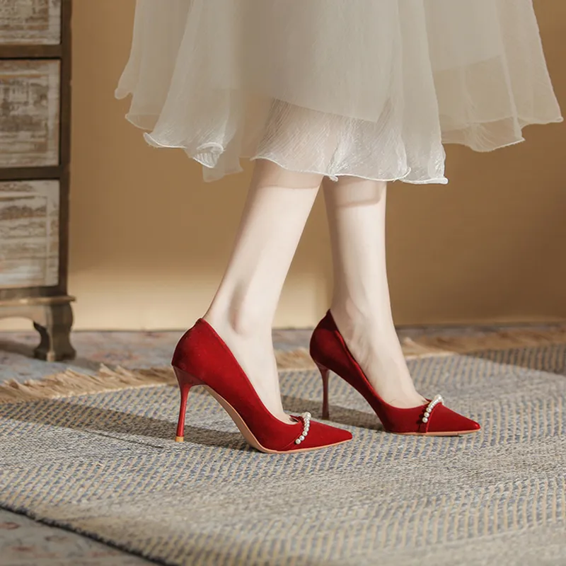 Varib Slim Heel High Heels Women's-9