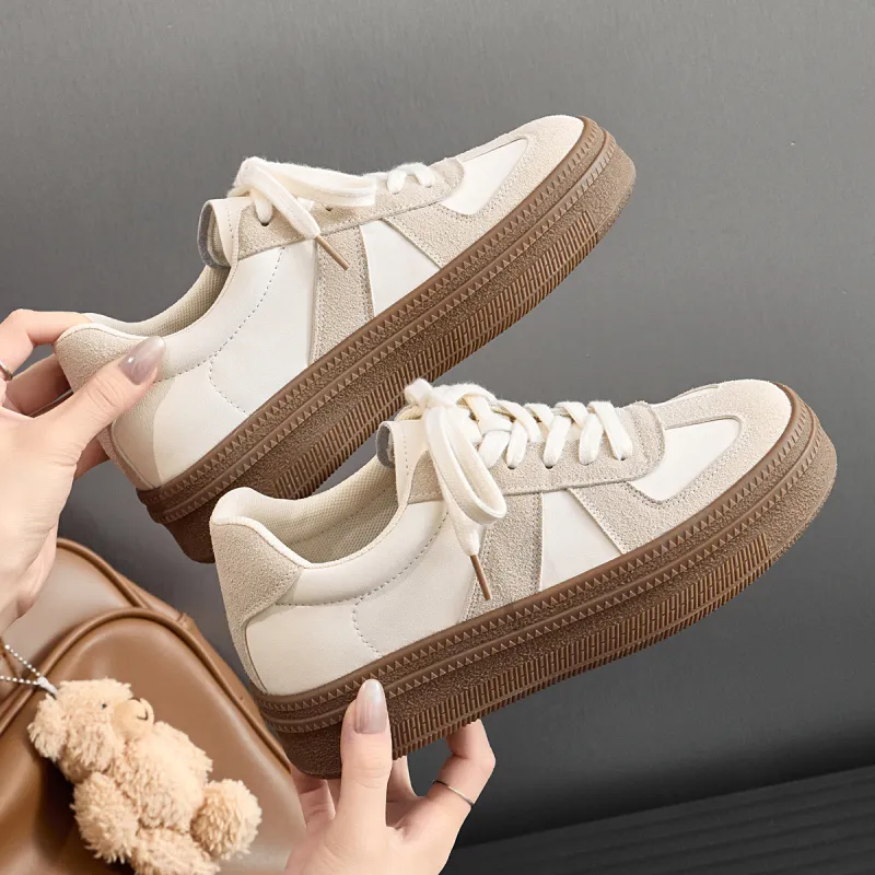 Varib Slip Resistant Breathable Abrasion Resistant Low Top Skateboard Shoes Women's-1