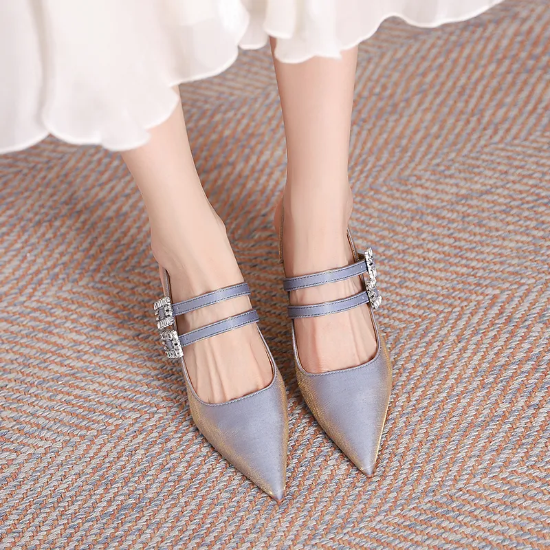 Varib Slim Heel High Heels 7CM Women's-6