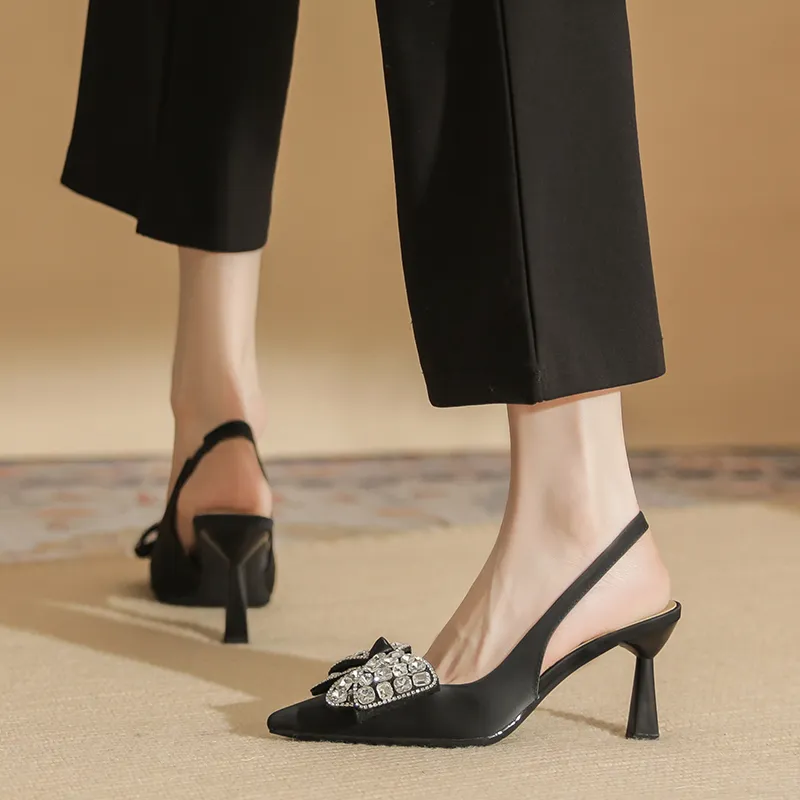 Varib Cone Heel High Heels 7.5cm Women's-10