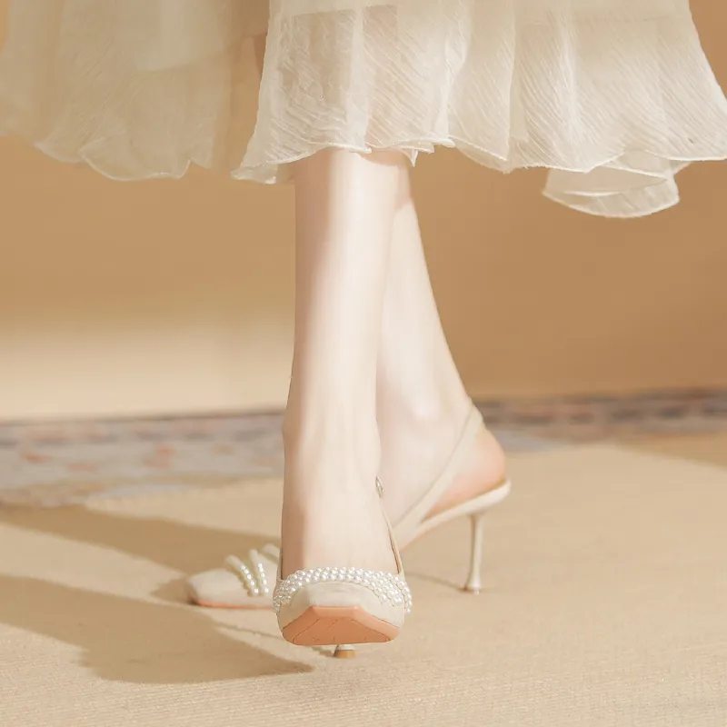 Varib Slim Heel High Heels 7.5cm Women's-2