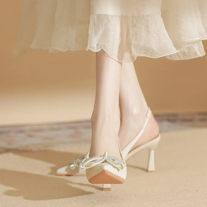 Varib Cone Heel High Heels 7.5cm Women's-6