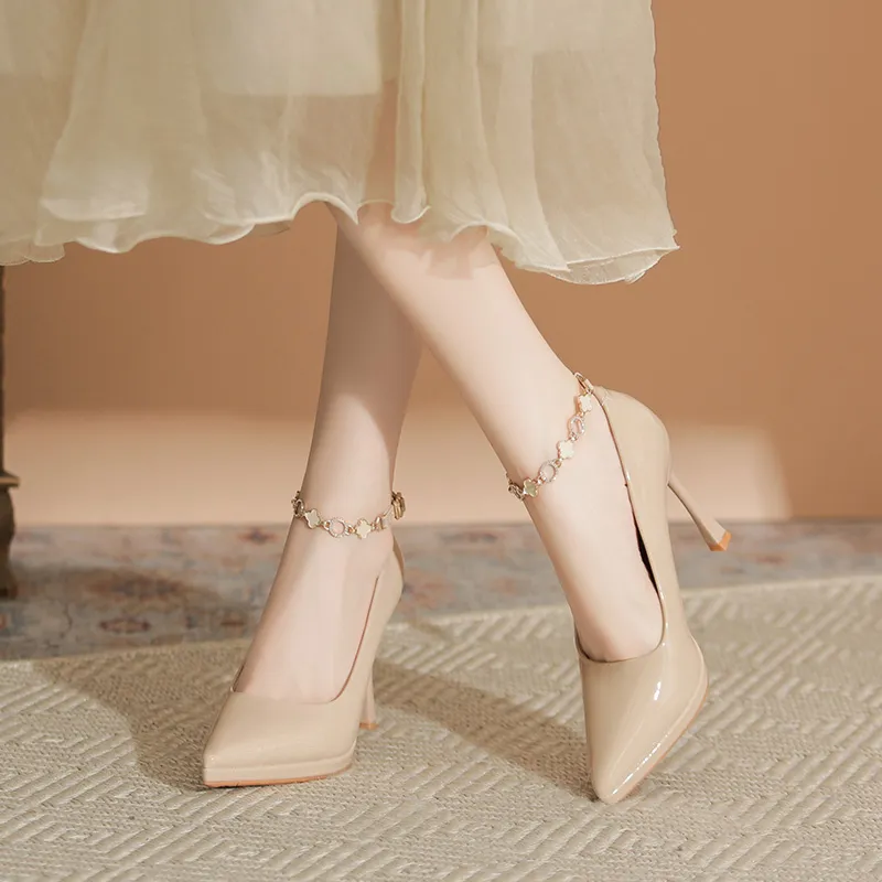 Varib Slim Heel High Heels 8/10cm Women's-9