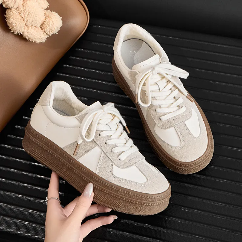 Varib Slip Resistant Breathable Abrasion Resistant Low Top Skateboard Shoes Women's-4