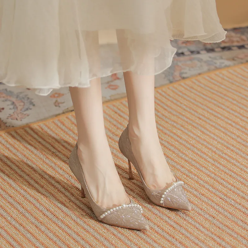 Varib Slim Heel High Heels Women's-8