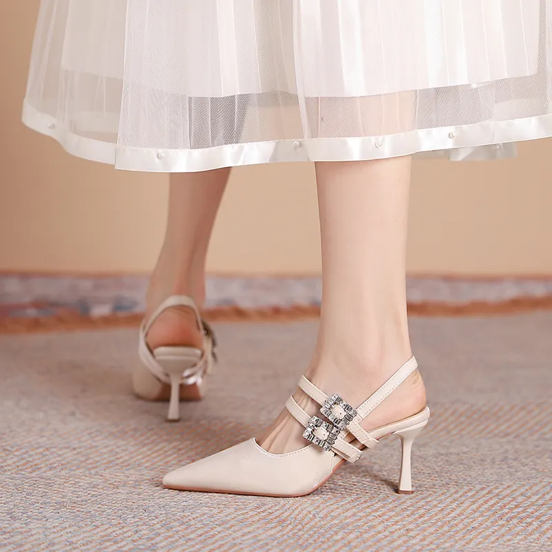 Varib Slim Heel High Heels 7CM Women's-10