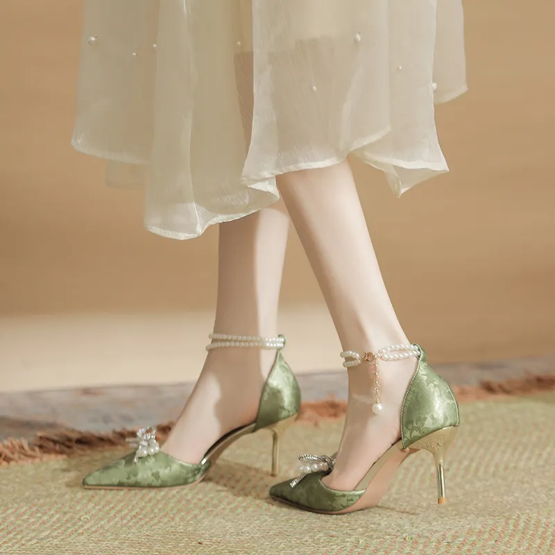 Varib High Heels Women's Green-3