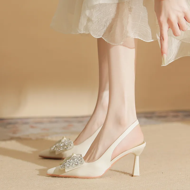Varib Cone Heel High Heels 7.5cm Women's-4