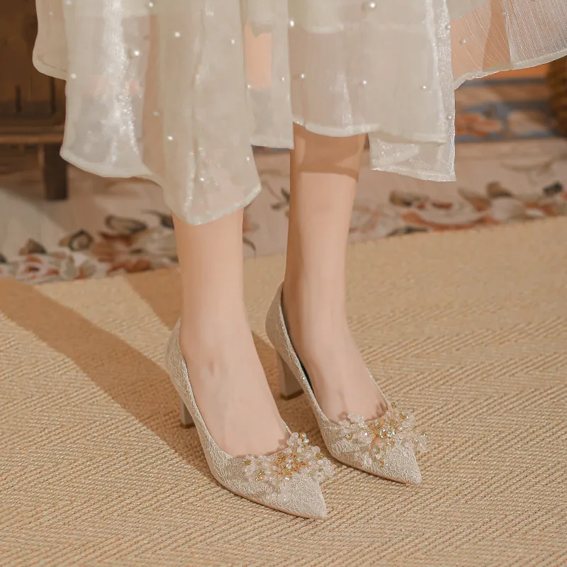 Varib High Heels Women's Champagne-5