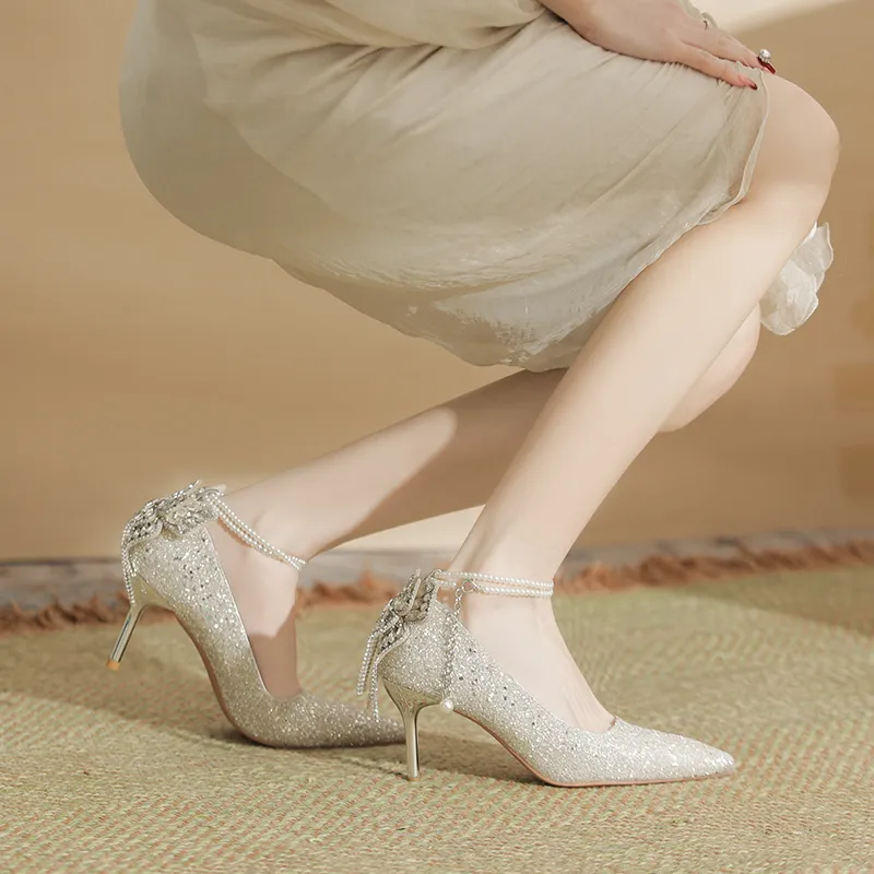 Varib Slim Heel High Heels Women's-9