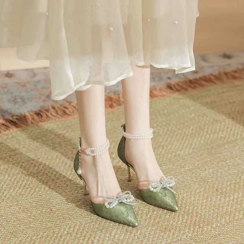 Varib High Heels Women's Green-5