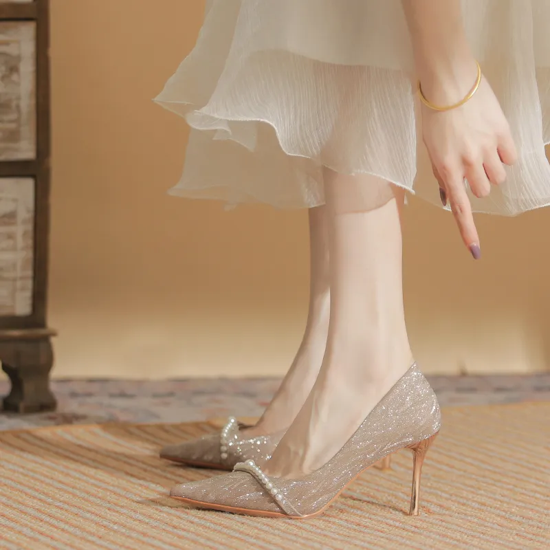Varib Slim Heel High Heels Women's-12
