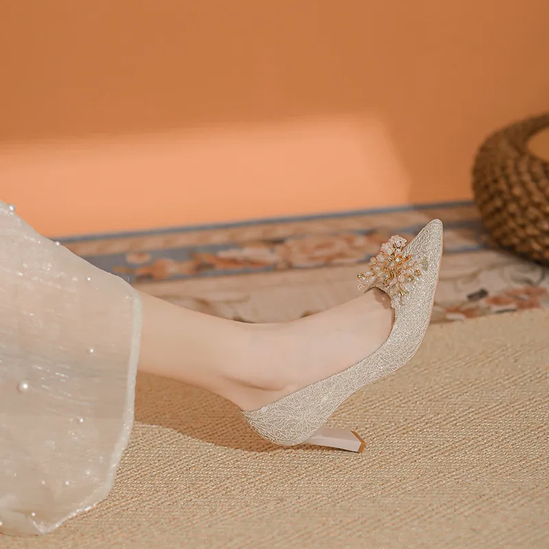 Varib High Heels Women's Champagne-4
