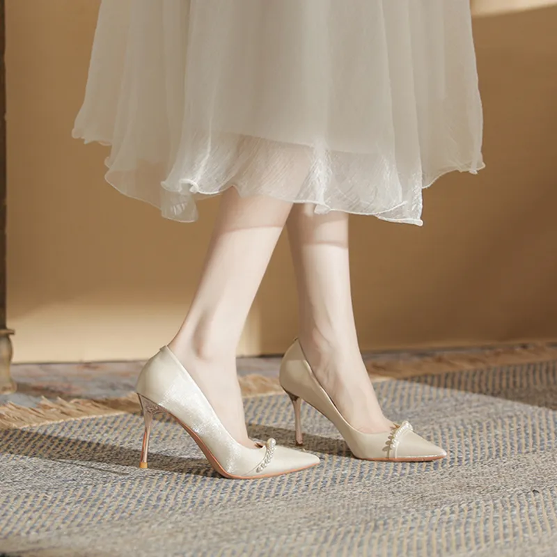 Varib Slim Heel High Heels Women's-2