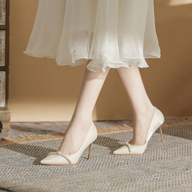 Varib Slim Heel High Heels Women's-1