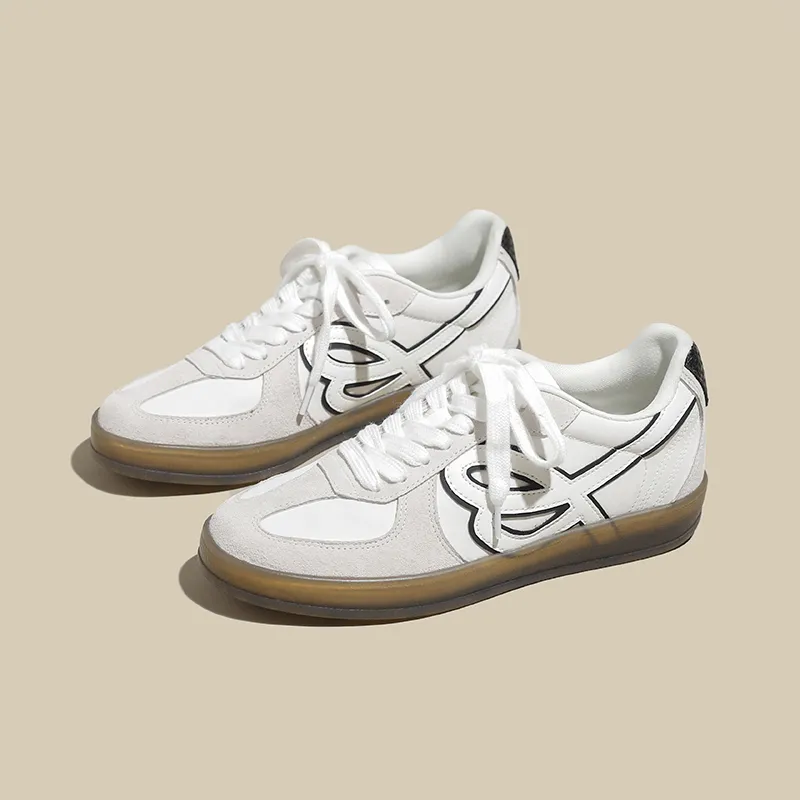 Varib Anti Slip And Wear Resistant Coverage Low Top Skateboard Shoes Women's-1