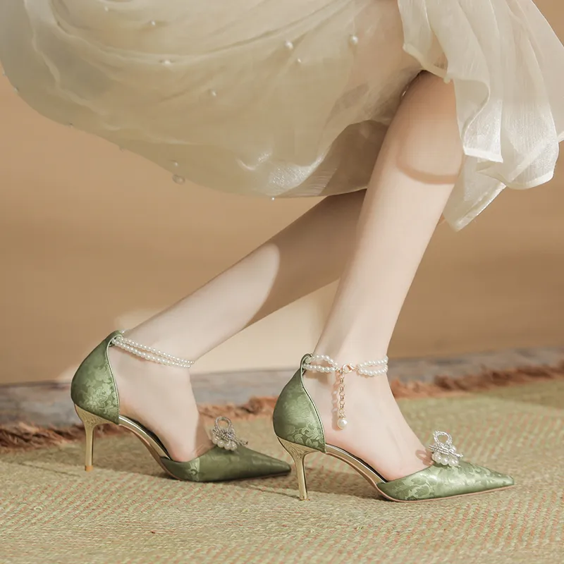 Varib High Heels Women's Green-1