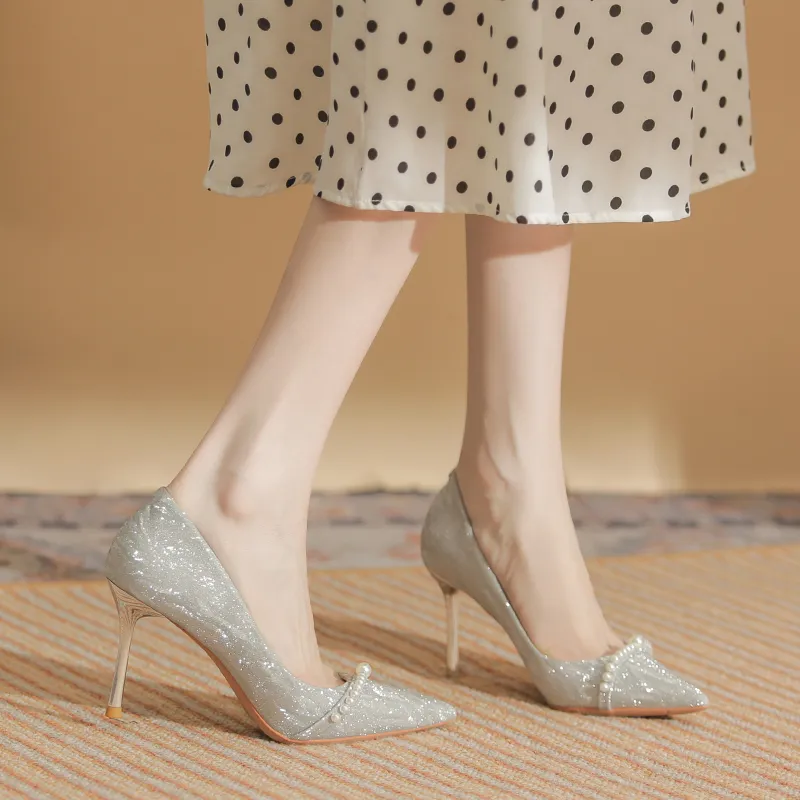 Varib Slim Heel High Heels Women's-6