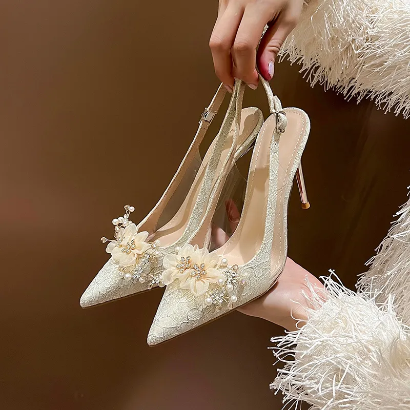 Varib Slim Heel High Heels Women's-5