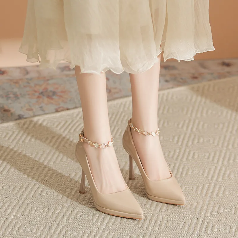 Varib Slim Heel High Heels 8/10cm Women's-8