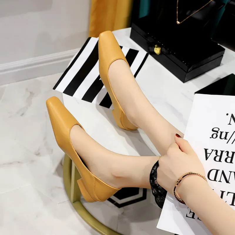 Varib Block Heel High Heels Women's-3