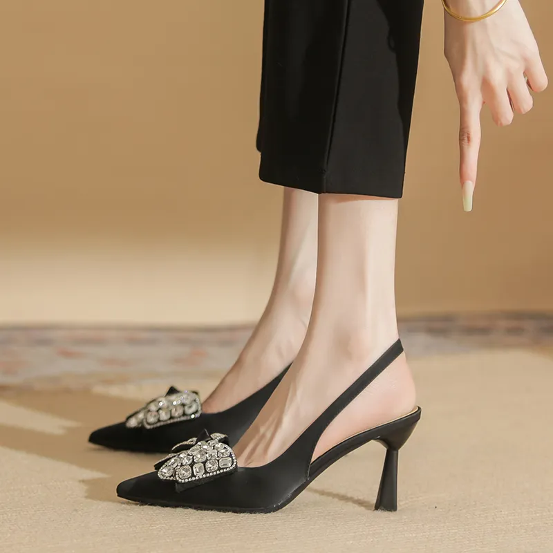 Varib Cone Heel High Heels 7.5cm Women's-12