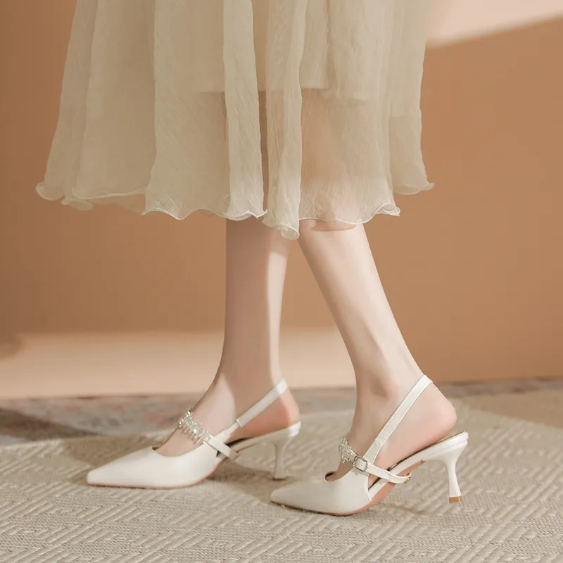Varib Slim Heel High Heels 7cm Women's-8