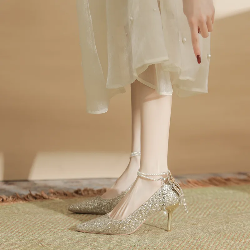 Varib Slim Heel High Heels Women's-4
