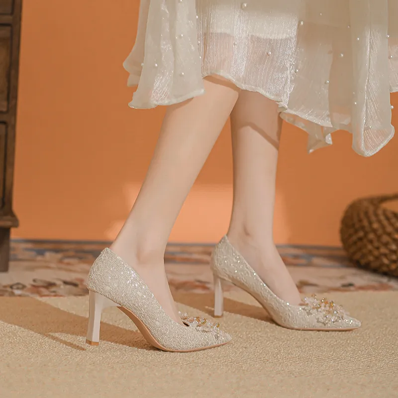 Varib High Heels Women's Champagne-3