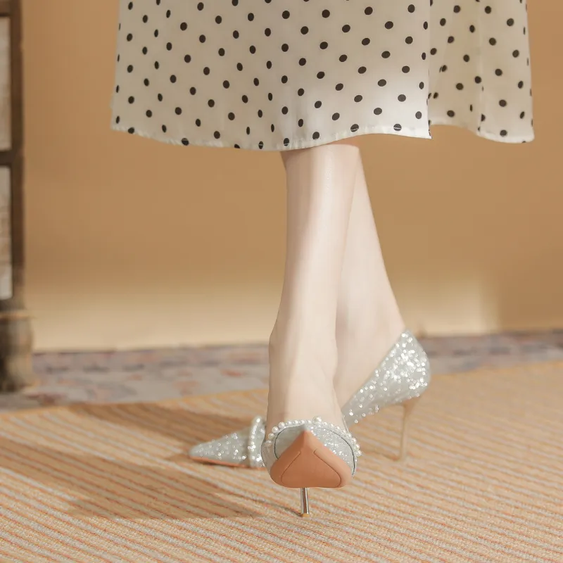 Varib Slim Heel High Heels Women's-2