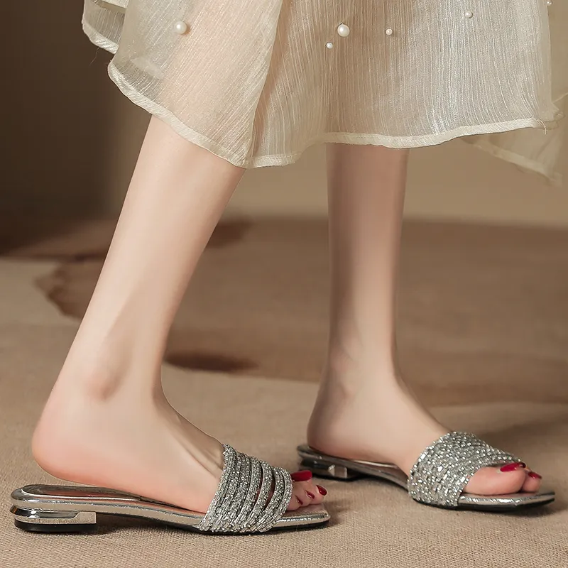 Varib Slip Resistant Quiet Slide Slippers Women's-7