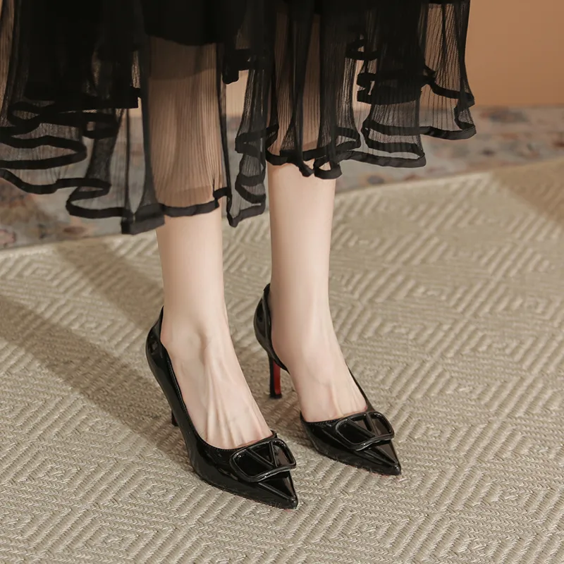 Varib Slim Heel High Heels Women's-1