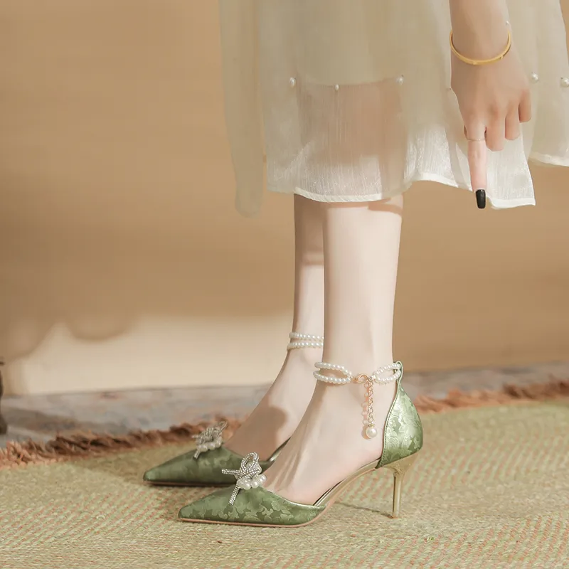Varib High Heels Women's Green-4