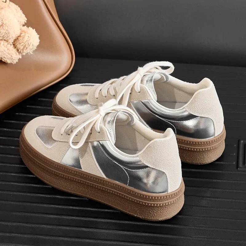 Varib Slip Resistant Breathable Abrasion Resistant Low Top Skateboard Shoes Women's-7