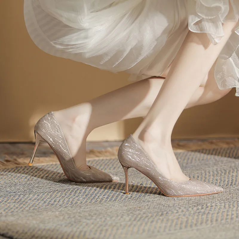 Varib Slim Heel High Heels Women's-8