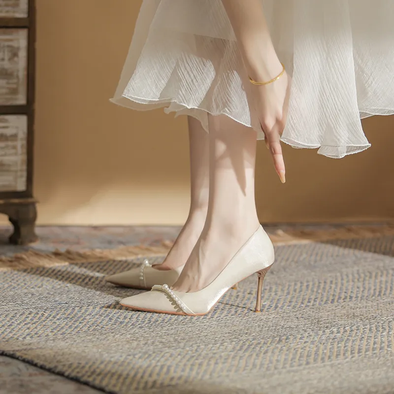 Varib Slim Heel High Heels Women's-4