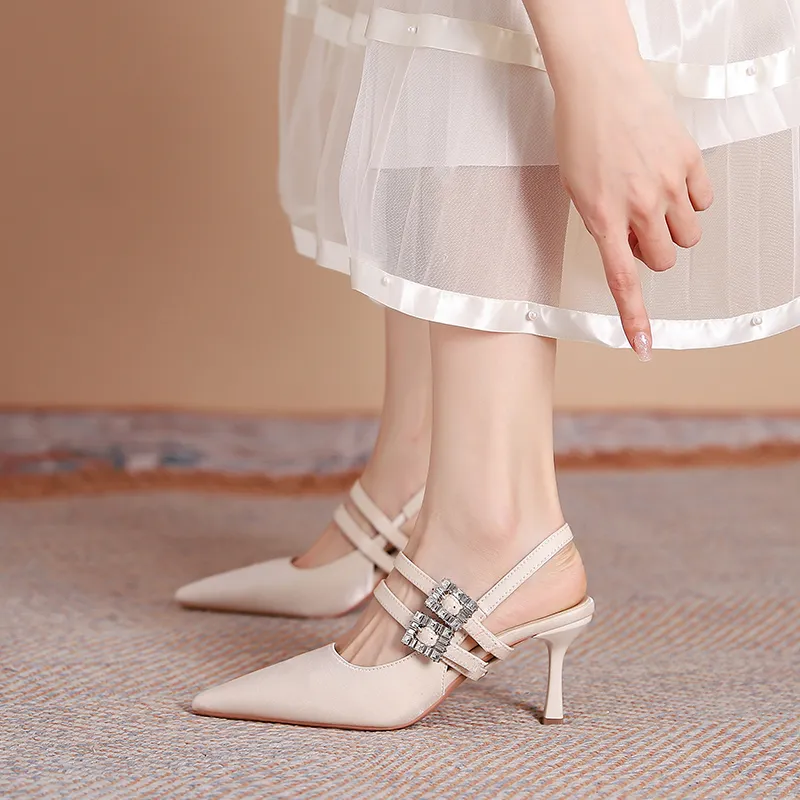 Varib Slim Heel High Heels 7CM Women's-9