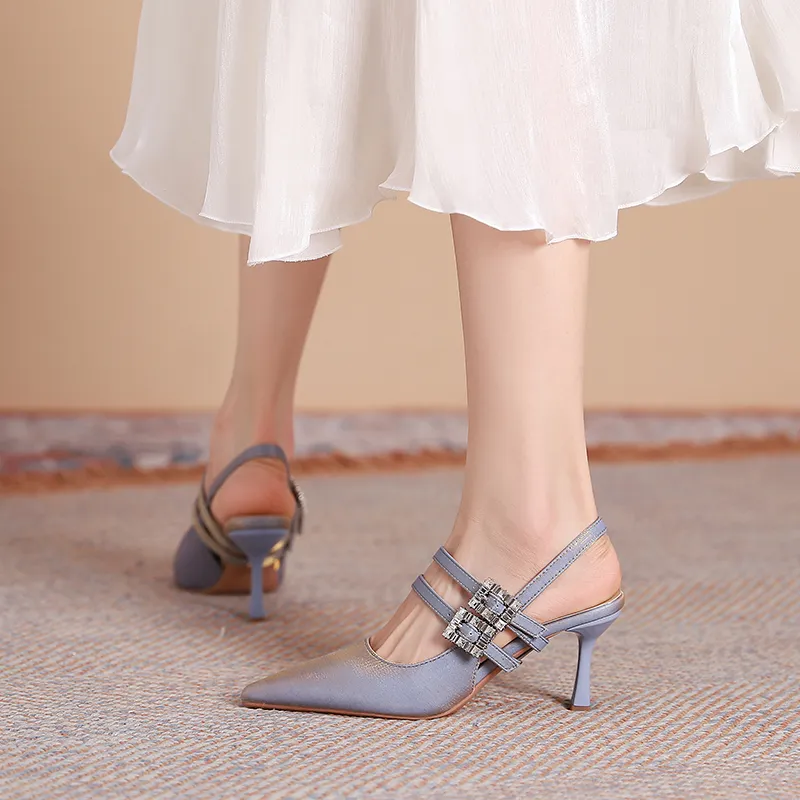 Varib Slim Heel High Heels 7CM Women's-3