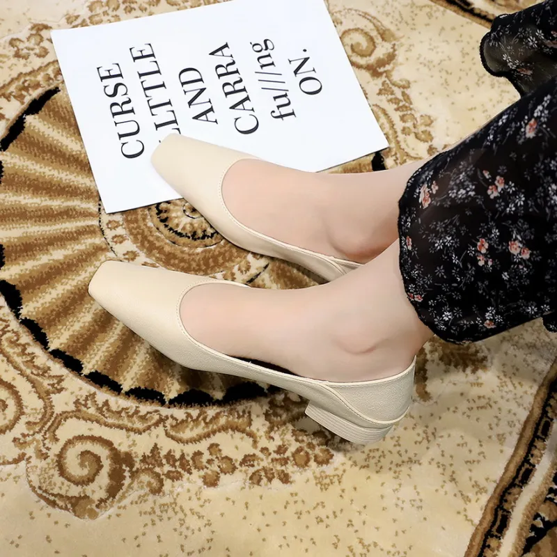 Varib Block Heel High Heels Women's-14
