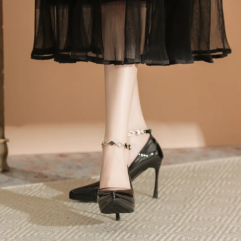 Varib Slim Heel High Heels 8/10cm Women's-6