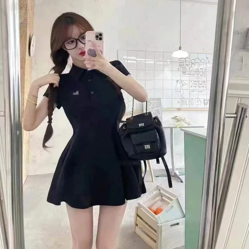 AINUOERMY Short Sleeved Dress Women's-37