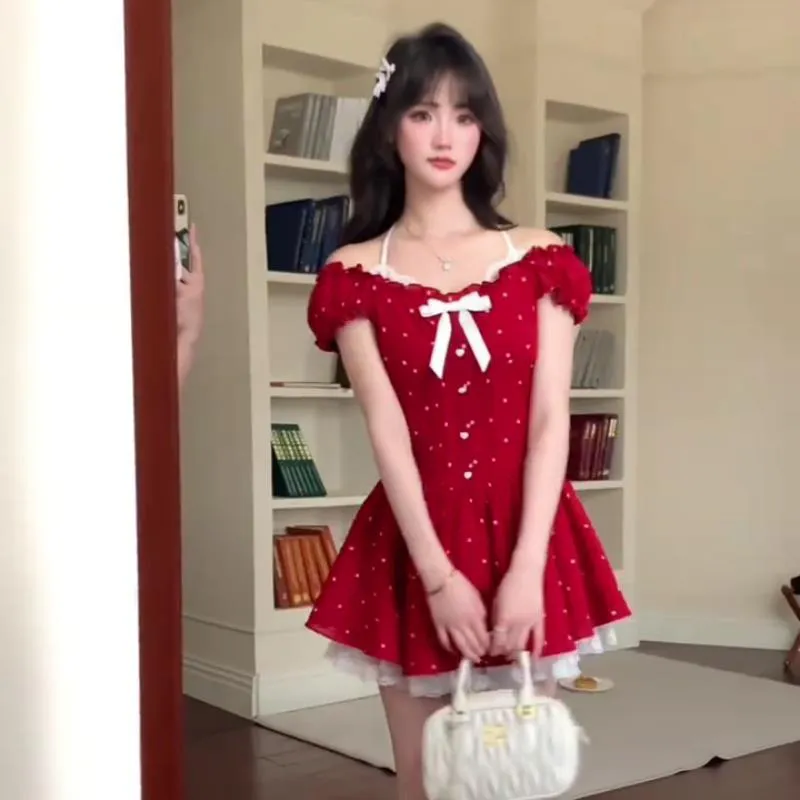 AINUOERMY Short Sleeved Dress Women's-5