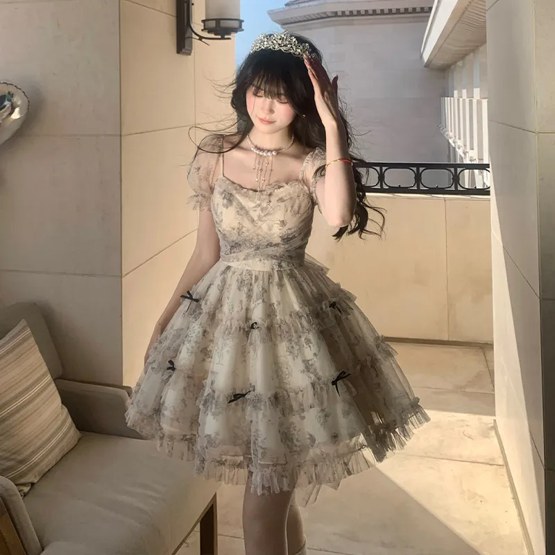 KUNZHUDAXIANG Short Sleeved Dress Women's-10