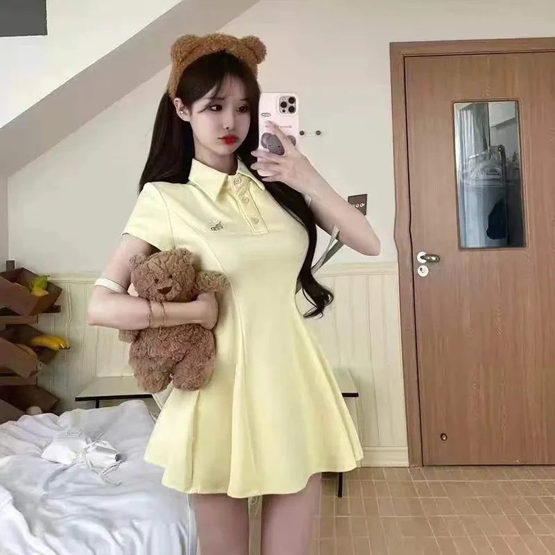 AINUOERMY Short Sleeved Dress Women's-10