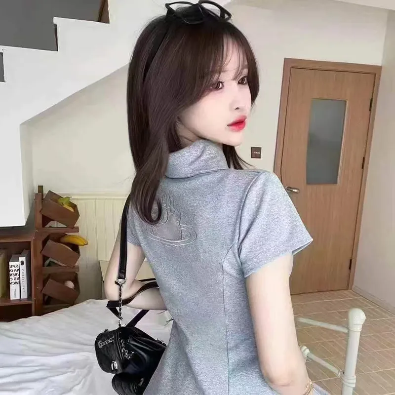 AINUOERMY Short Sleeved Dress Women's-60