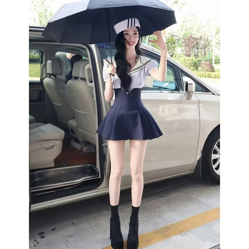 AINUOERMY Two Piece Skirt Sets Women's-6