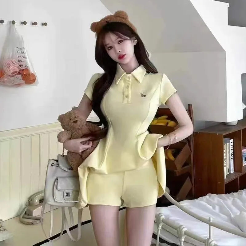AINUOERMY Short Sleeved Dress Women's-9