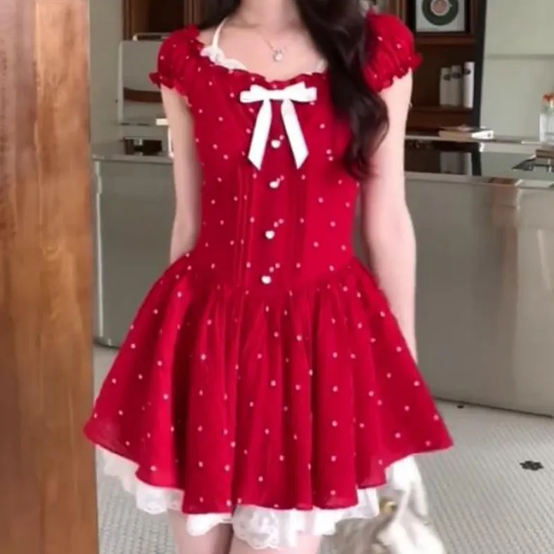 AINUOERMY Short Sleeved Dress Women's-7