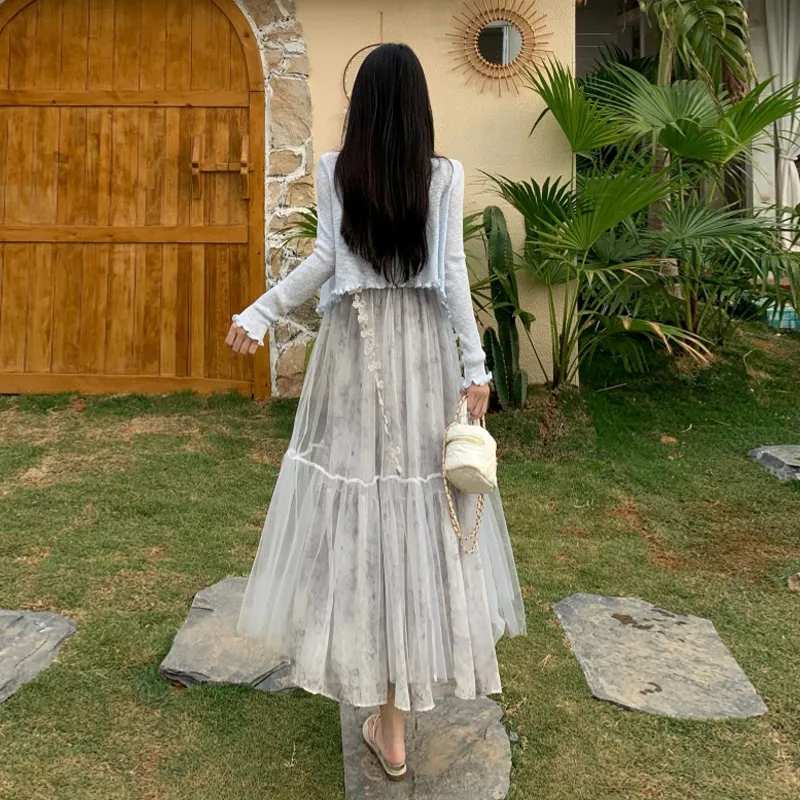 AINUOERMY Two Piece Skirt Sets Women's-21